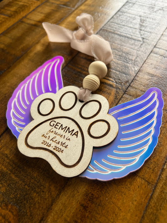 Dog Memorial Ornament - Personalized